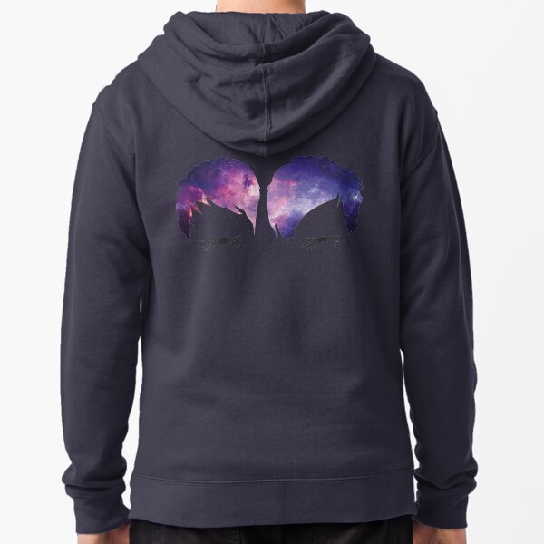 Dan and Phil Galaxy Zipped Hoodie