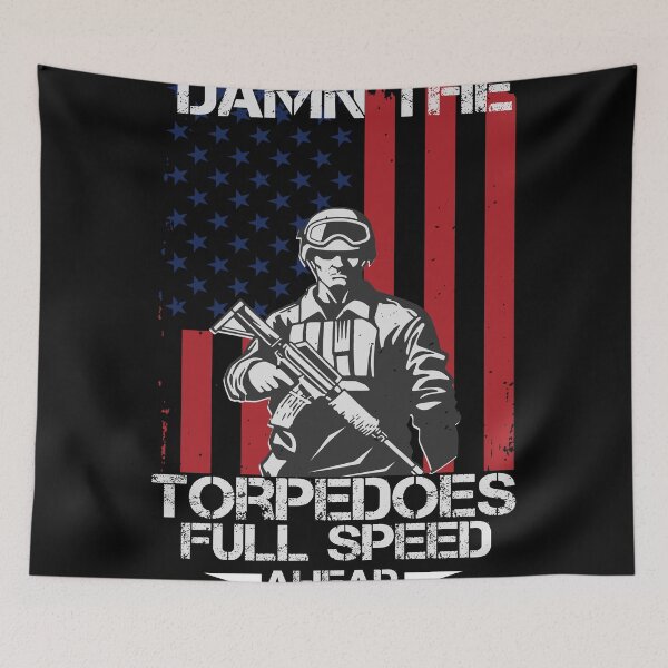 Item preview, Damn the torpedoes, full speed ahead designed and sold by Vanditdesigns.
