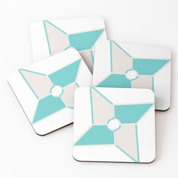Item preview, Ninja Star (Blue&Gray) designed and sold by Maho-Ichikawa.