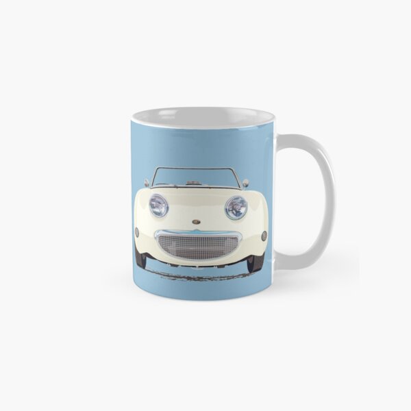 Old English White Frog Eye/Bug Eye Sprite, the little 'Healey' with a big smile Classic Mug