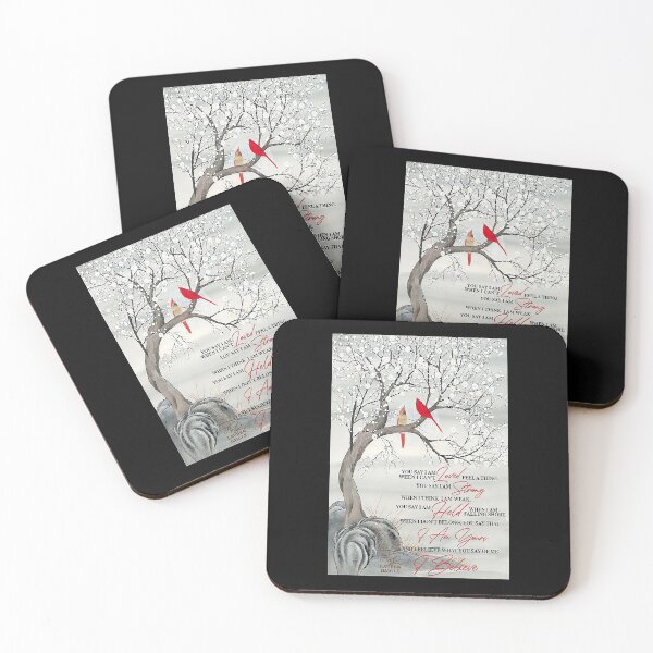 Item preview, You Say I Am Loved Feel A Thing Couple Cardinal Winter Christmas designed and sold by HappyGrandmaUB.