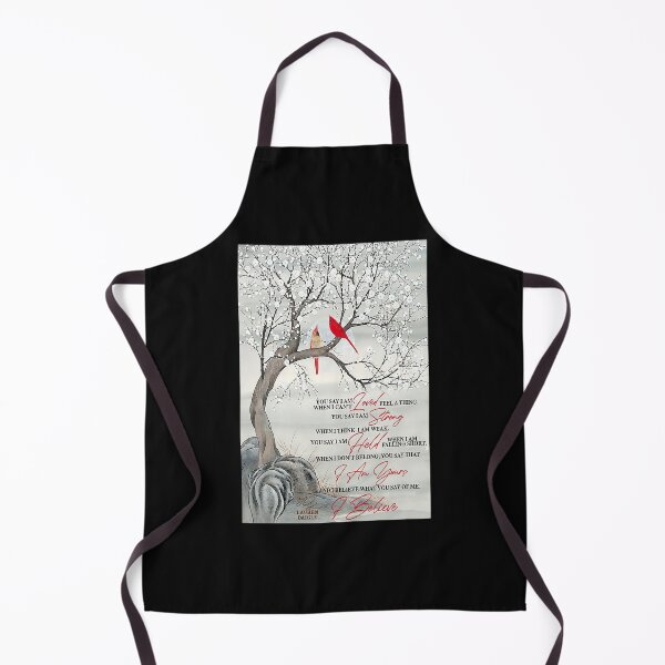 Item preview, You Say I Am Loved Feel A Thing Couple Cardinal Winter Christmas designed and sold by HappyGrandmaUB.