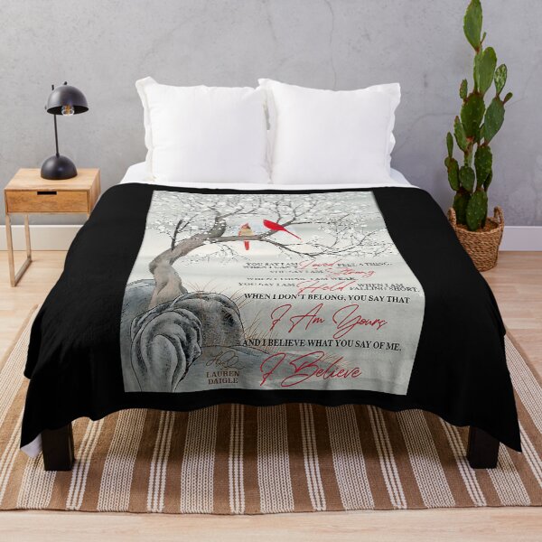 Item preview, You Say I Am Loved Feel A Thing Couple Cardinal Winter Christmas designed and sold by HappyGrandmaUB.
