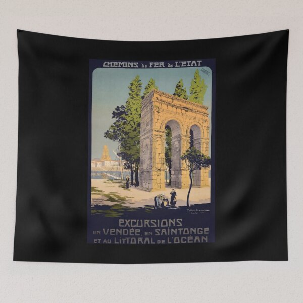 Item preview, Excursions retro poster designed and sold by CorasPosters.