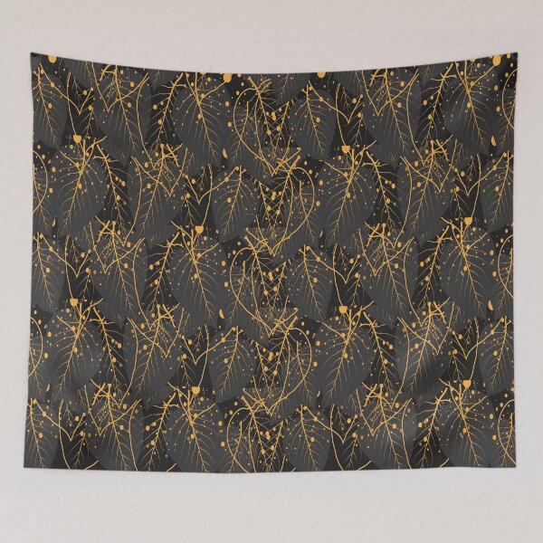 Item preview, Black leaves designed and sold by roleshop.