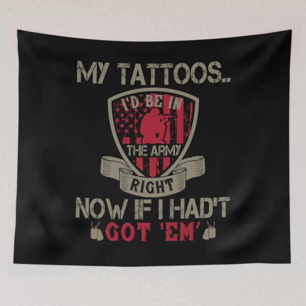 Item preview, My tattoos ... I'd be in the Army right now if I hadn't got 'em designed and sold by Vanditdesigns.