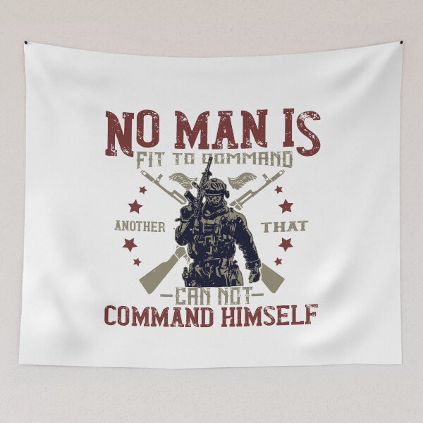 Item preview, No man is fit to command another that cannot command himself designed and sold by Vanditdesigns.