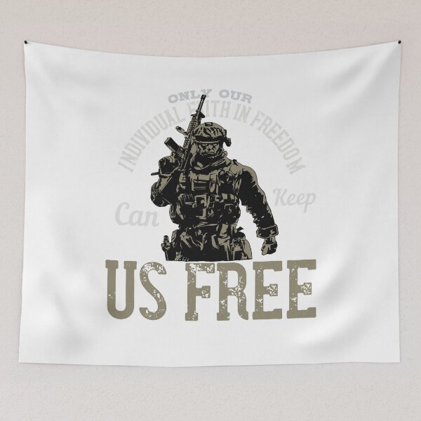 Item preview, Only our individual faith in freedom can keep us free designed and sold by Vanditdesigns.