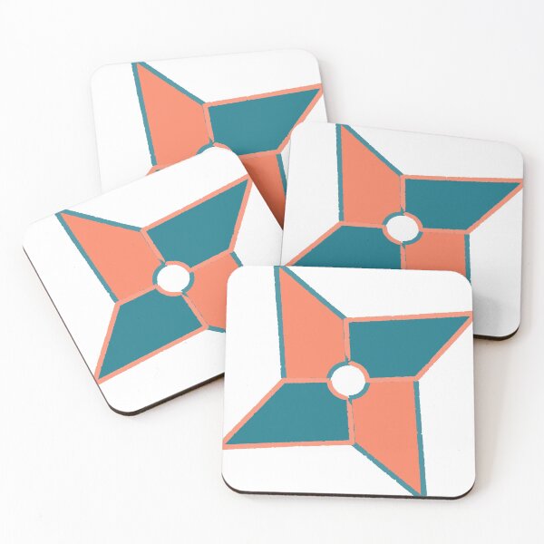 Item preview, Ninja Star (Orange&Green) designed and sold by Maho-Ichikawa.