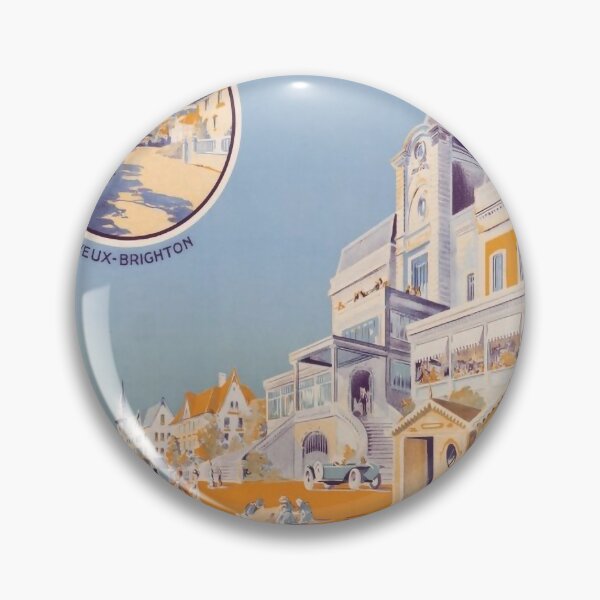 Item preview, Cayeux sur Mer retro poster designed and sold by CorasPosters.