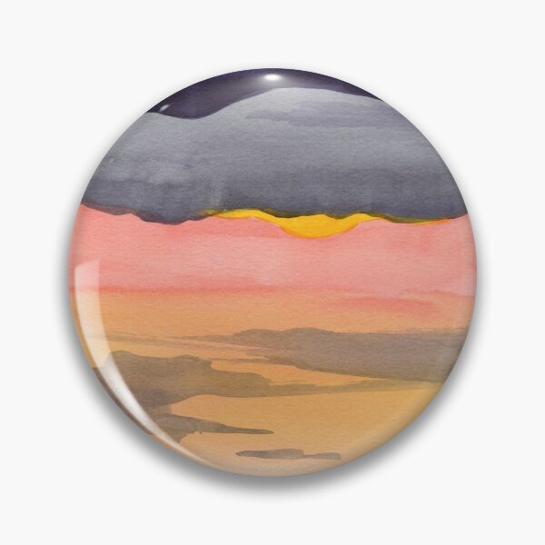 Item preview, Abstract Sunset Mountains Art Print designed and sold by TatiArtLab.