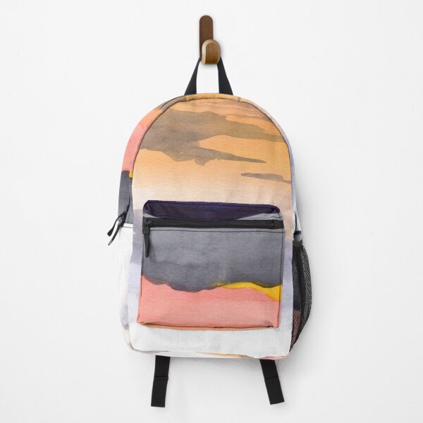 Item preview, Abstract Sunset Mountains Art Print designed and sold by TatiArtLab.