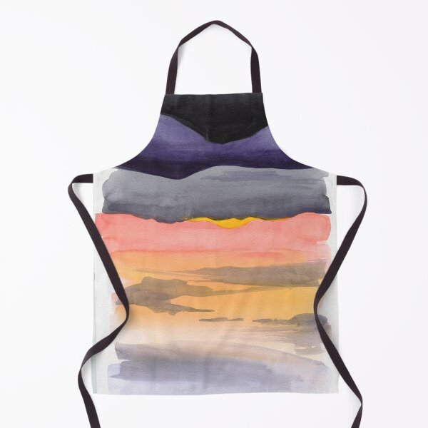 Item preview, Abstract Sunset Mountains Art Print designed and sold by TatiArtLab.