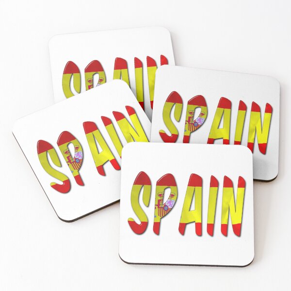 Item preview, Spain Word With Flag Texture designed and sold by MarkUK97.