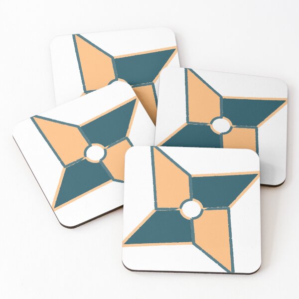 Item preview, Ninja Star (Yellow&Green) designed and sold by Maho-Ichikawa.