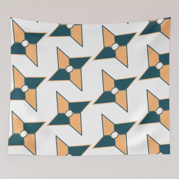 Item preview, Ninja Star (Yellow&Green) designed and sold by Maho-Ichikawa.