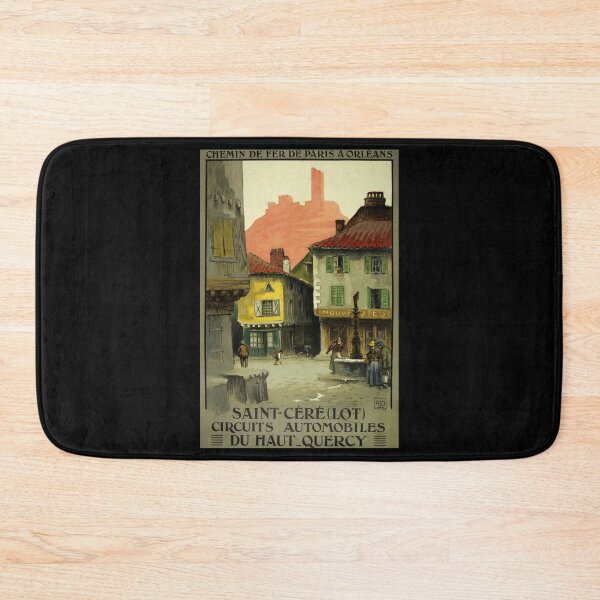 Item preview, Saint Cere retro poster designed and sold by CorasPosters.