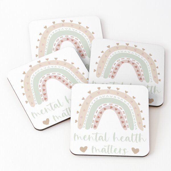 Item preview, Mental health matters awareness rainbow designed and sold by mugginsne.