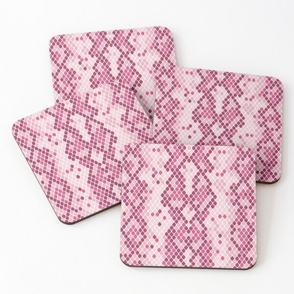 Item preview, Red Pink Snake Skin Imitation Pattern designed and sold by MonsaviFashion.