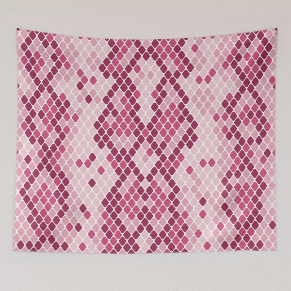Item preview, Red Pink Snake Skin Imitation Pattern designed and sold by MonsaviFashion.