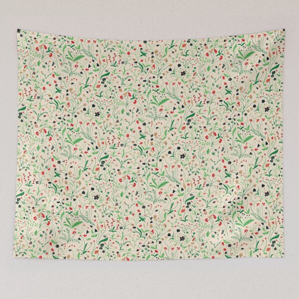 Item preview, millefleur style small scale flowers pattern designed and sold by rysunki-malunki.