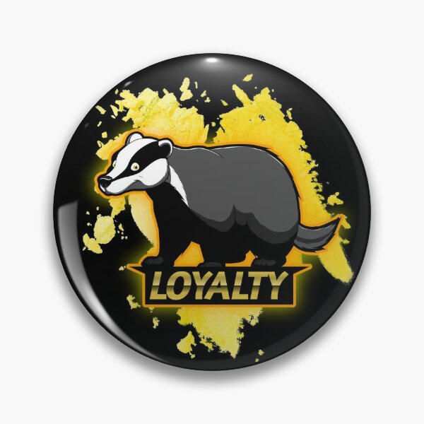 Loyalty badger Pin