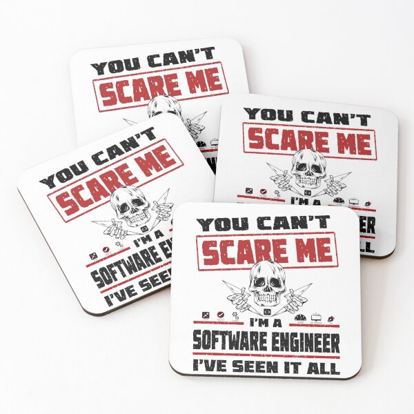 Item preview, You can't scare me I'm a Software Engineer, I've seen it all! On White designed and sold by clubtee.