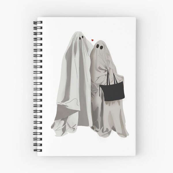 Aperçu de l'œuvre Fantômes de couple d'amour fantasmagorique Halloween créée et vendue par mumsyfox.