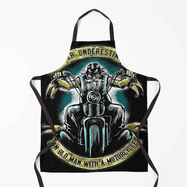 Item preview, Never Underestimate an Old Man with a Motorcycle  designed and sold by anibendod.