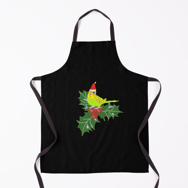 Item preview, Christmas budgie with holly, budgie designed and sold by Bodino.