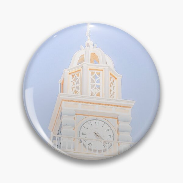 Item preview, 476. Clock tower with pastel bells, Santorini, Greece designed and sold by Julie Travel Photography.