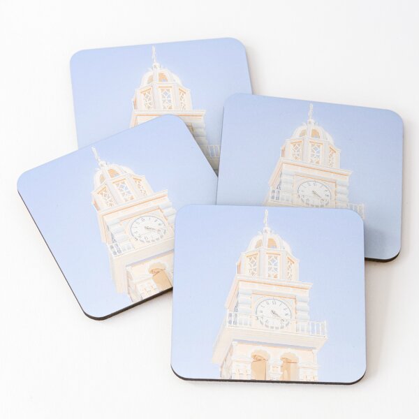Item preview, 476. Clock tower with pastel bells, Santorini, Greece designed and sold by Julie Travel Photography.