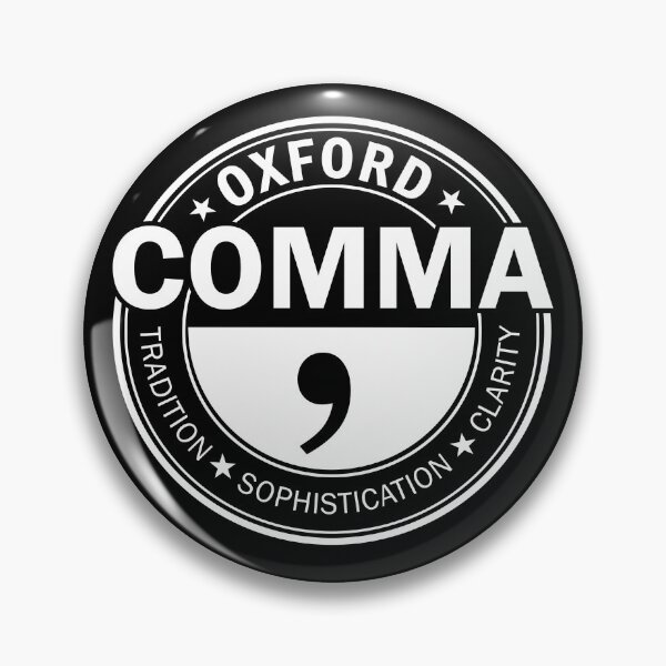 Item preview, Oxford Comma Team Funny Grammar Police Gift designed and sold by EllenTune.