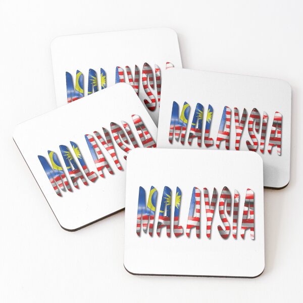 Item preview, Malaysia Word With Flag Texture designed and sold by MarkUK97.