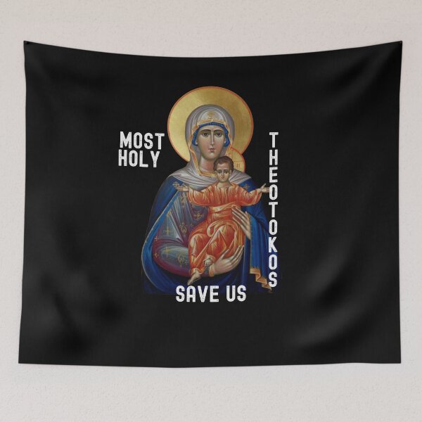 Item preview, Most Holy Theotokos Save Us designed and sold by DiverseMerch.