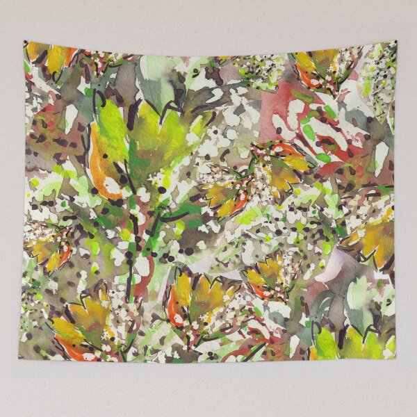 Item preview, Over exposure cut out colorful floral pattern design designed and sold by EarthyPlanty.