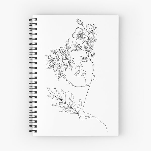 Item preview, Minimal Flower Face designed and sold by Sahar-m.
