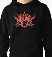 Pikachu Rorschach Test (Red) Pullover Hoodie