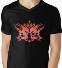 Pikachu Rorschach Test (Red) Men's V-Neck T-Shirt