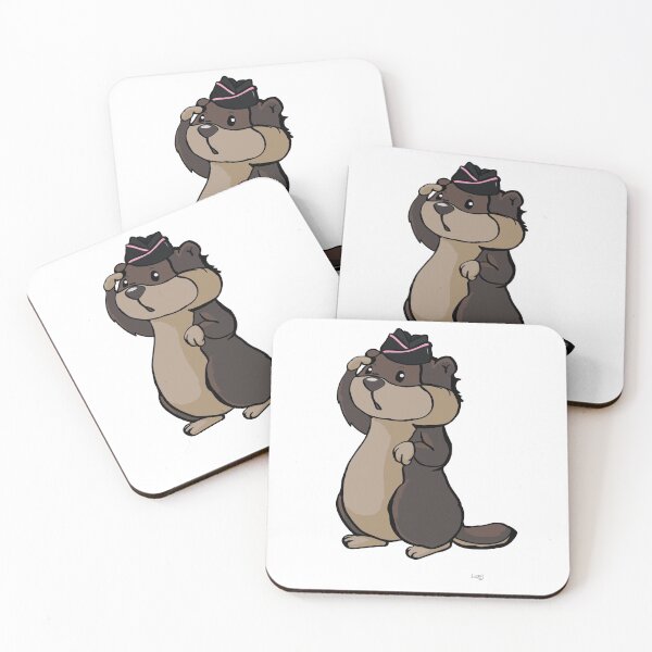 Item preview, Beaver in a Garrison hat - Pink designed and sold by TheLexyHeart.