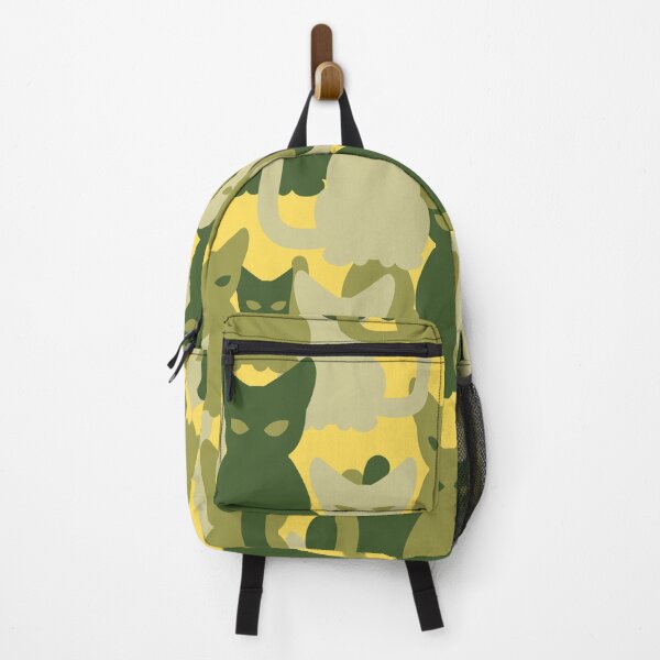 Item preview, Cats Khaki Camouflage Pattern designed and sold by MonsaviFashion.