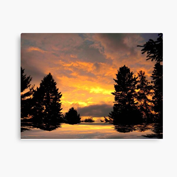 Fire in the Sky ! Canvas Print