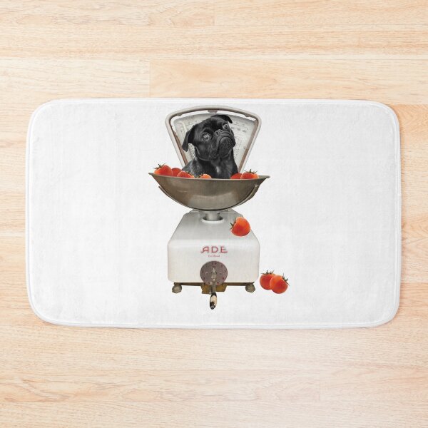 Item preview, Pug Santa Claus - Kitchen scales Tomatoes designed and sold by Move-Art.