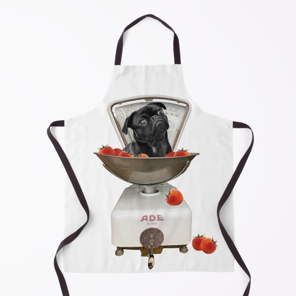 Item preview, Pug Santa Claus - Kitchen scales Tomatoes designed and sold by Move-Art.