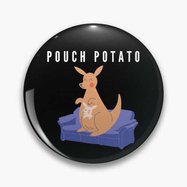 Item preview, Pouch Potato - Kangaroo on Couch  designed and sold by LinniesTees.
