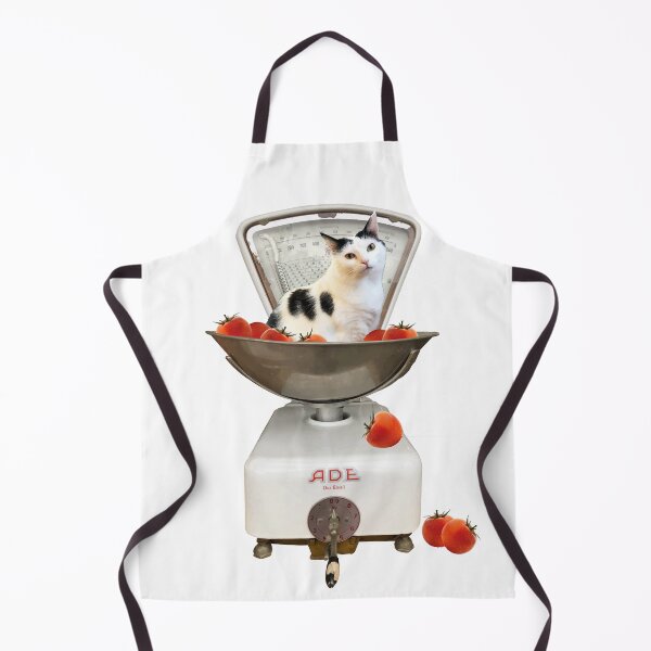 Item preview, Black and white cat Santa Claus - Kitchen scales Tomatoes designed and sold by Move-Art.