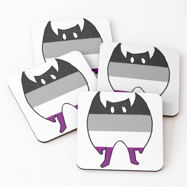 Item preview, Mothman ace pride (white background)  designed and sold by Alex Tal.
