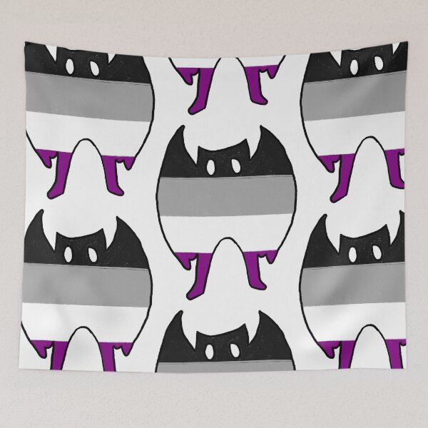 Item preview, Mothman ace pride (white background)  designed and sold by Alex Tal.