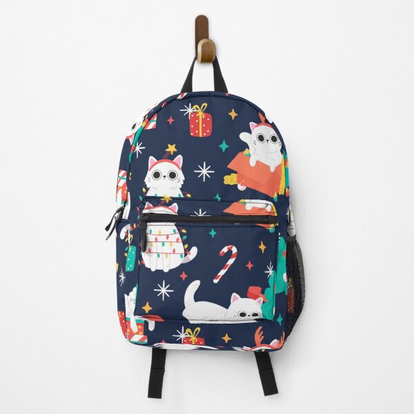 Item preview, Merry Christmas - Pattern with Cats designed and sold by iamwowie.