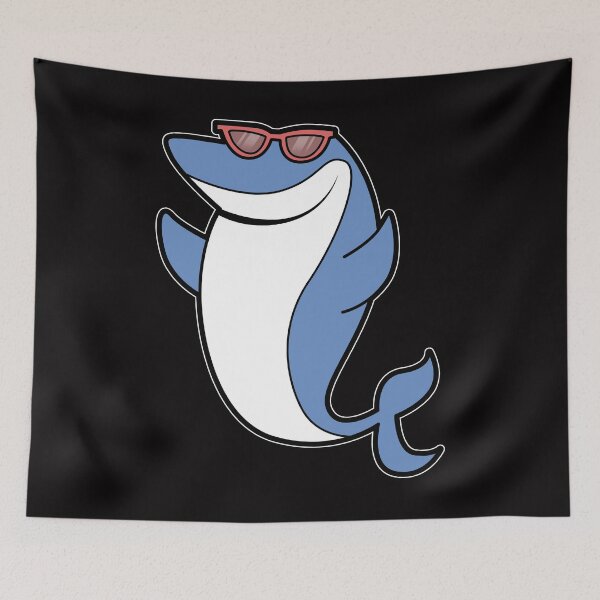 Item preview, Cool shark with sunglasses designed and sold by Imutobi.